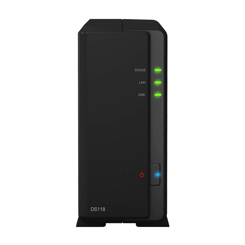 Synology DS118 2 TB (1 x 2 TB WD RED) 1 Bay Desktop NAS Unit
