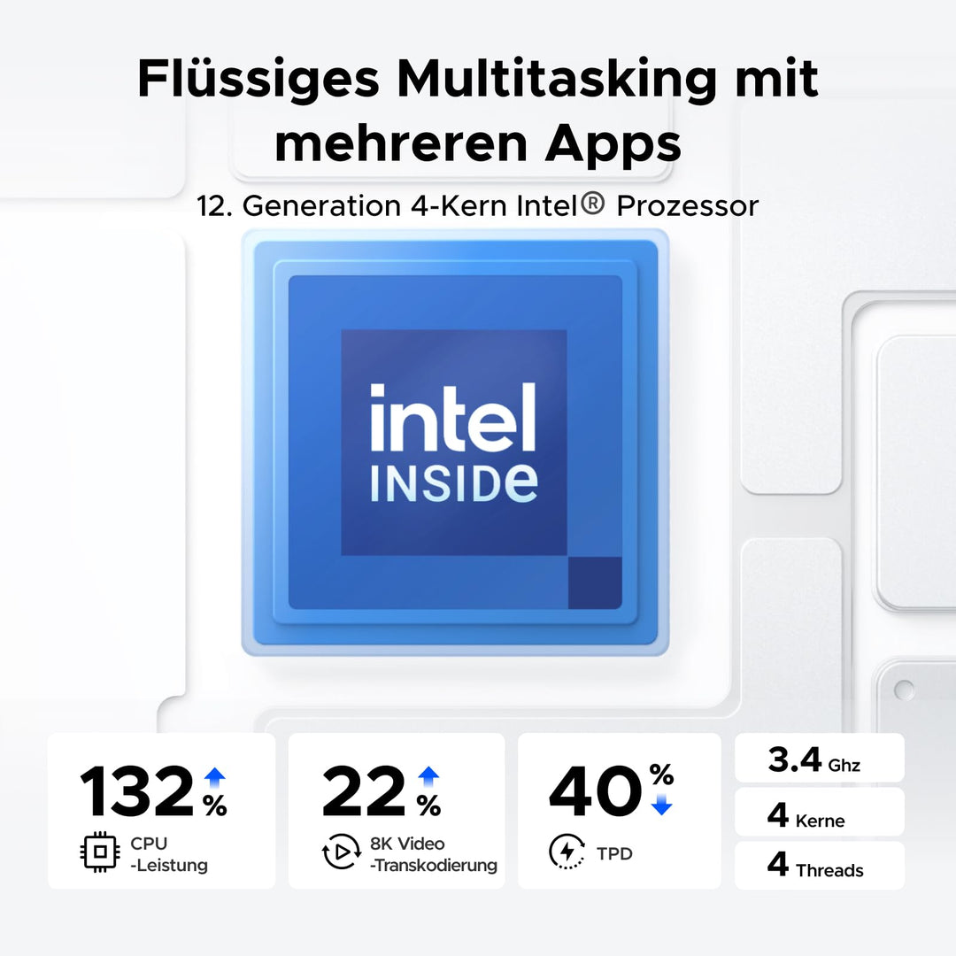 UGREEN NASync DXP2800 2-Bay NAS Server, Intel N100 Quad-Core, 8GB DDR5, 2,5GbE LAN, 2×M.2 NVMe-Steckplätze, 4K HDMI, Kompatibel mit Drittanbieter NAS Festplatten/HDD für Heim & Büro (Diskless)