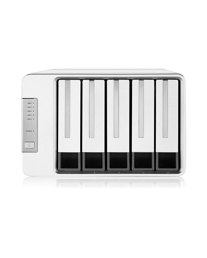 TERRAMASTER D5-300C USB3.1 (5Gbps) Typ-C 5 Bay RAID Gehäuse Bietet RAID0/1/Single 2+3 RAID-Speicher Modus Externe RAID Festplattenhäuse (Ohne Festplatte)