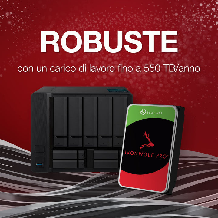 Seagate IronWolf Pro 4TB, NAS Interne Festplatte HDD, 3.5 Zoll, 7200 U/Min, CMR, 256 MB Cache, SATA 6 GB/S, inkl. Data Rescue Service (ST4000NTZ01)