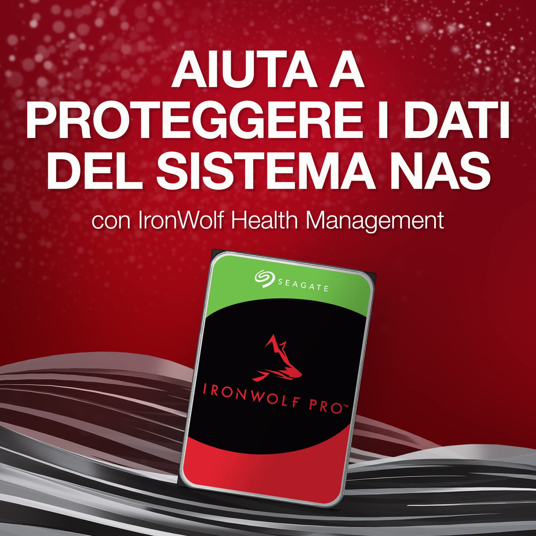 Seagate IronWolf Pro 4TB, NAS Interne Festplatte HDD, 3.5 Zoll, 7200 U/Min, CMR, 256 MB Cache, SATA 6 GB/S, inkl. Data Rescue Service (ST4000NTZ01)
