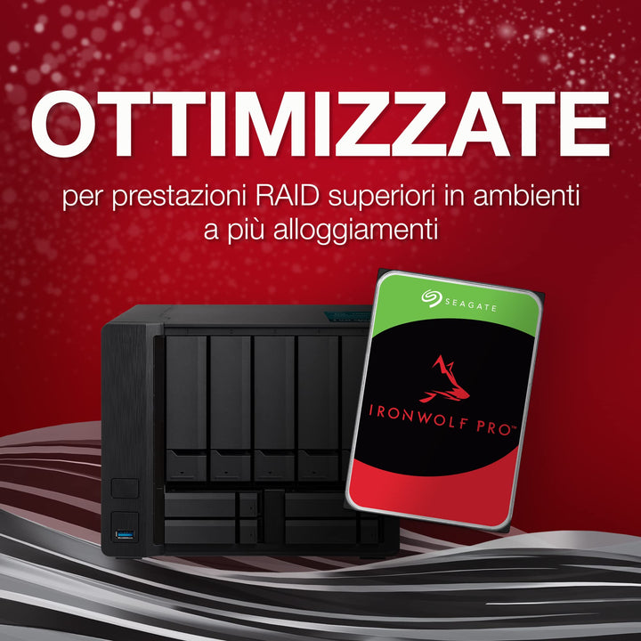 Seagate IronWolf Pro 4TB, NAS Interne Festplatte HDD, 3.5 Zoll, 7200 U/Min, CMR, 256 MB Cache, SATA 6 GB/S, inkl. Data Rescue Service (ST4000NTZ01)