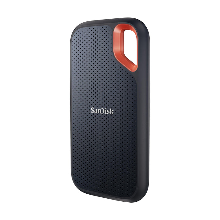 SanDisk Extreme Portable SSD 8 TB (tragbare NVMe SSD, USB-C, bis zu 1.050 MB/s Lesegeschwindigkeit und 1.000 MB/s Schreibgeschwindigkeit, Wasser- und staubbeständig) Schwarz